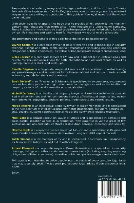 LEGAL ASPECTS OF THE VIDEO-GAME INDUSTRY