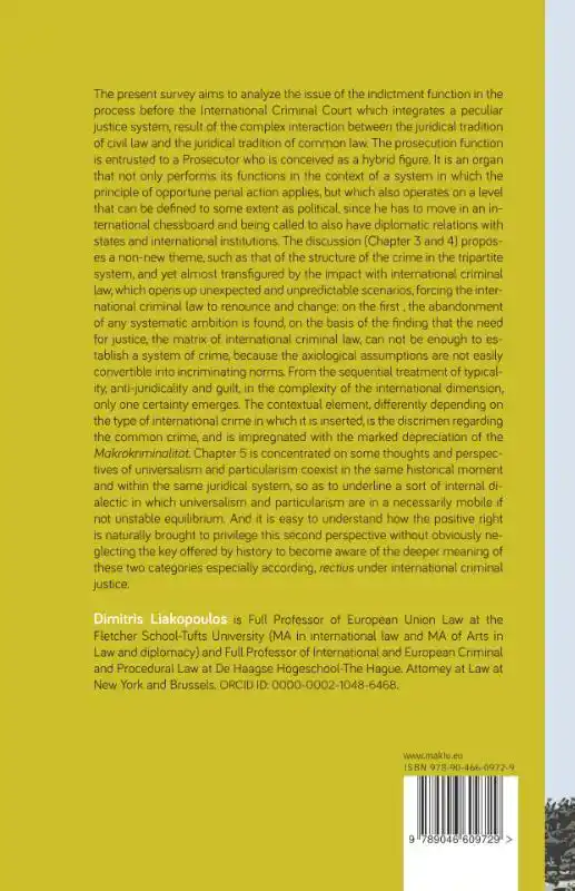 THE FUNCTION OF ACCUSATION IN INTERNATIONAL CRIMINAL COURT