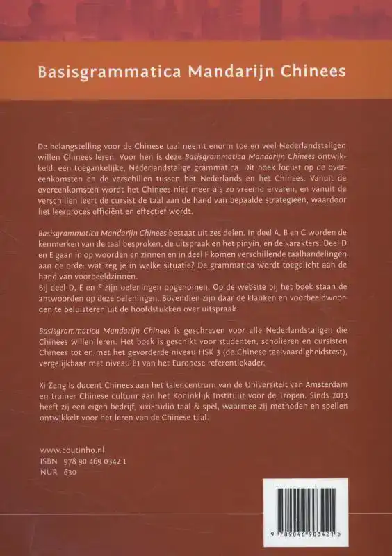 BASISGRAMMATICA MANDARIJN CHINEES