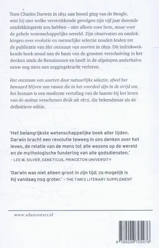 HET ONTSTAAN VAN SOORTEN