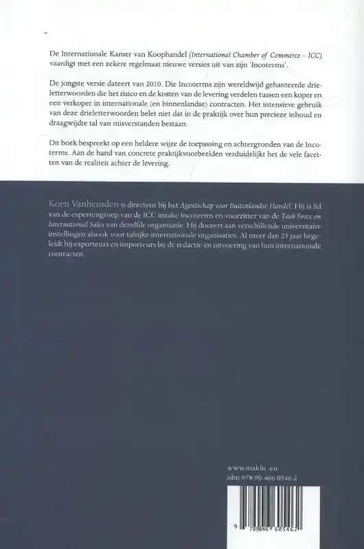LEVERINGSVOORWAARDEN IN INTERNATIONALE OVEREENKOMSTEN