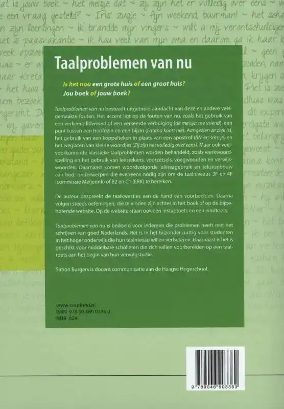 TAALPROBLEMEN VAN NU