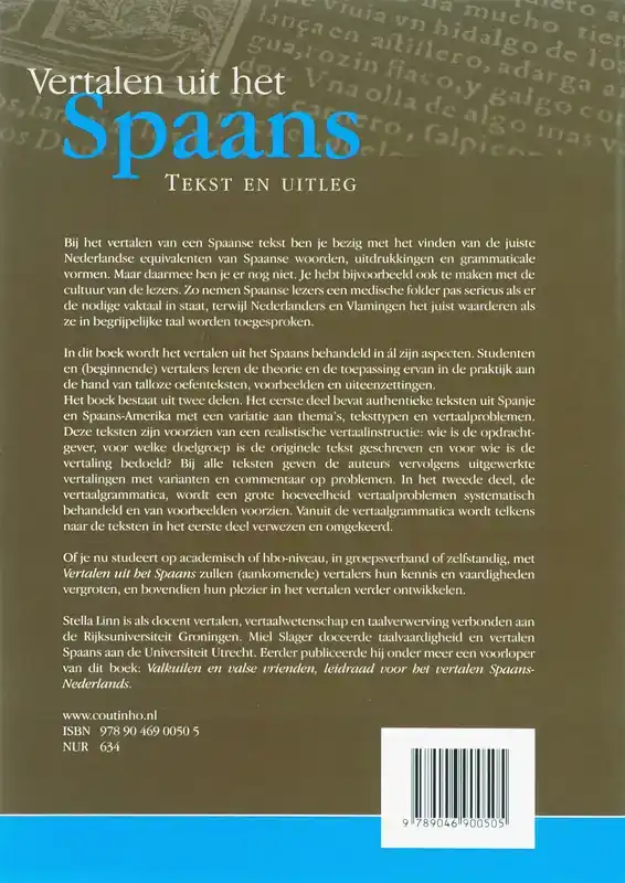 VERTALEN UIT HET SPAANS