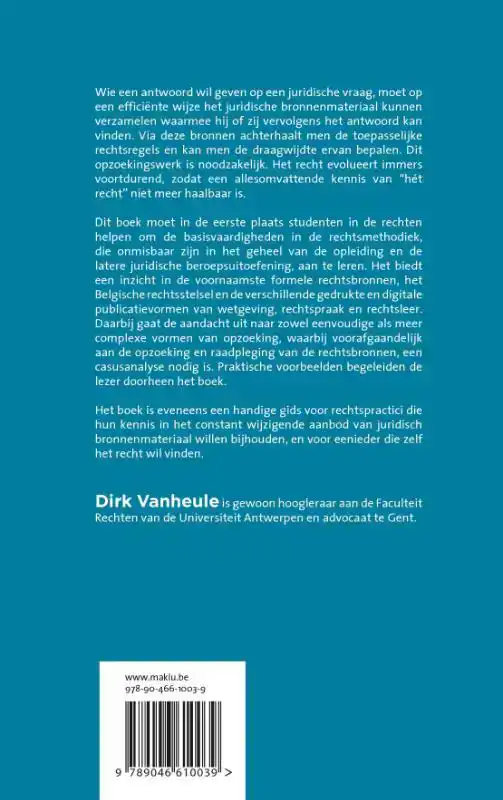 HOE VIND IK RECHT?