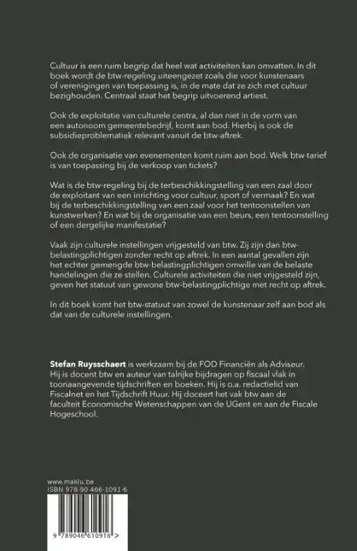 CULTUUR EN BTW