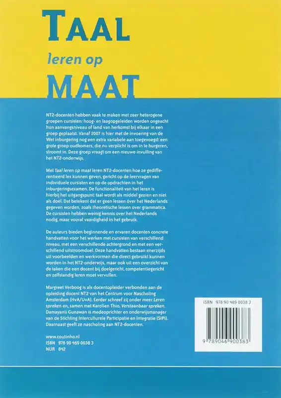 TAAL LEREN OP MAAT