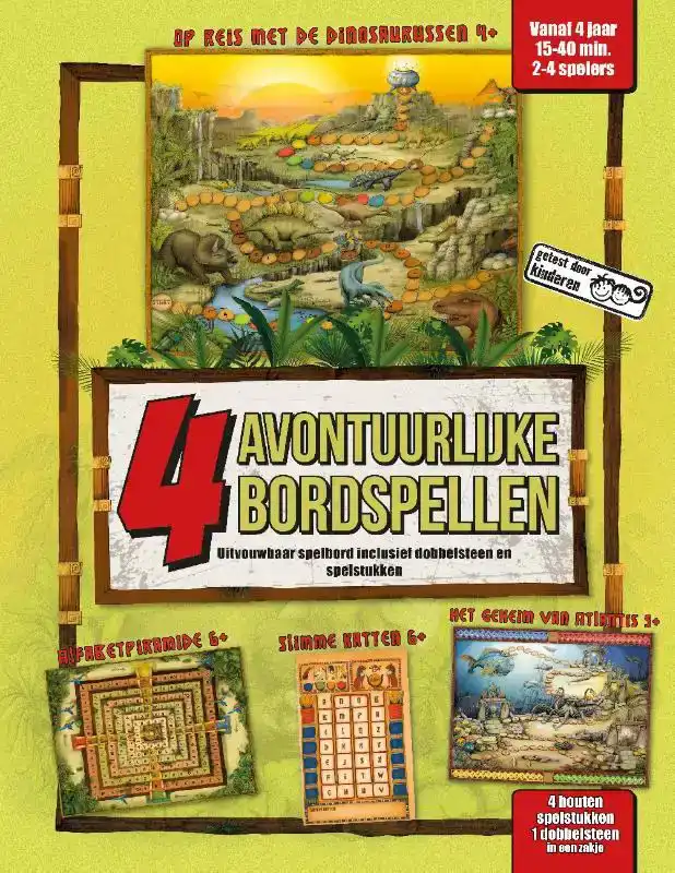 4 AVONTUURLIJKE BORDSPELLEN