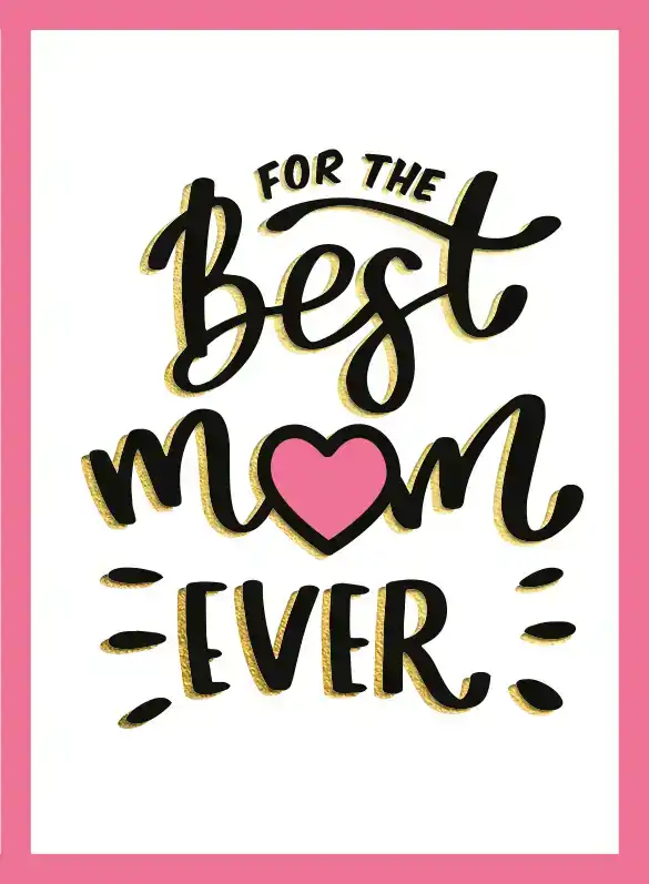 FOR THE BEST MUM EVER - CADEAUBOEKEN