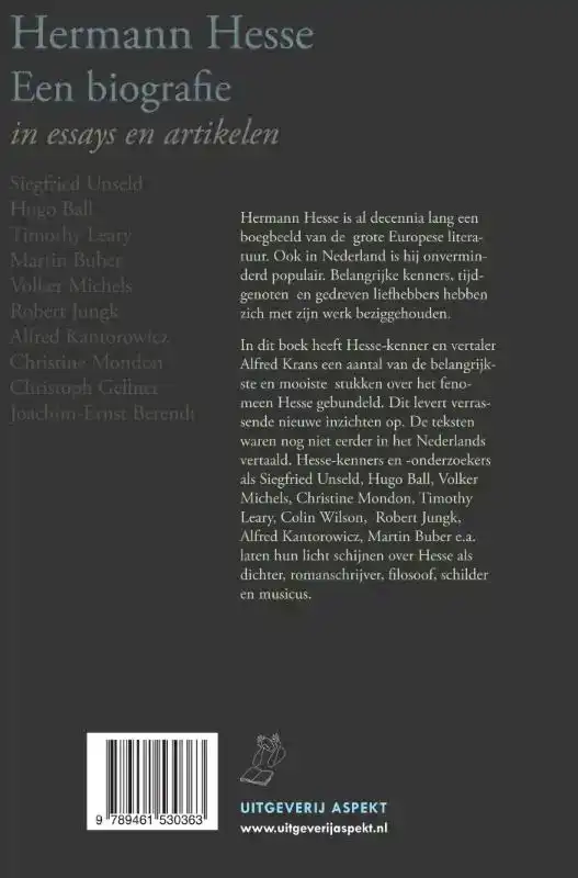 HERMANN HESSE EEN BIOGRAFIE