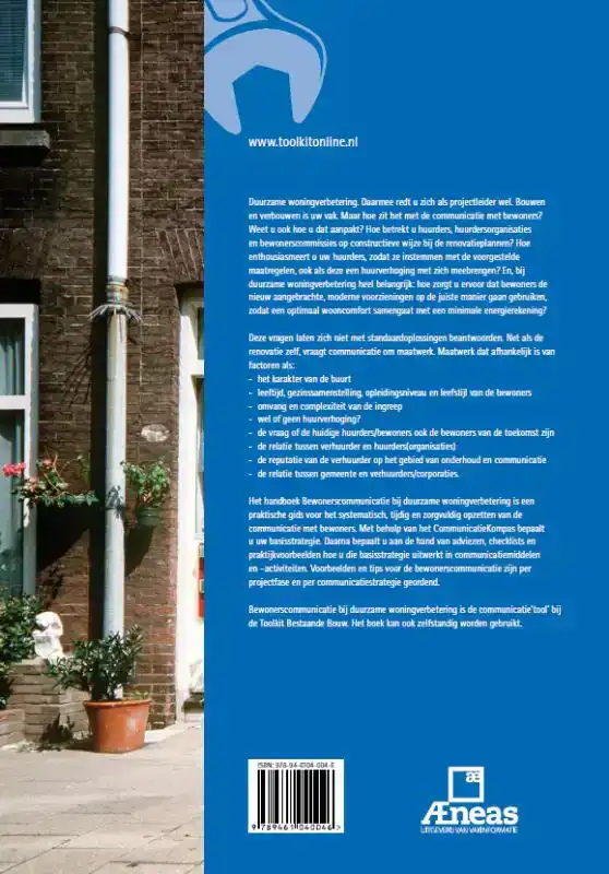 BEWONERSCOMMUNICATIE BIJ DUURZAME WONINGVERBETERING