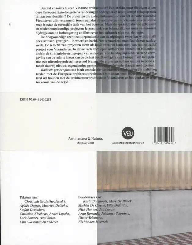 EUROPESE ARCHITECTUUR UIT VLAANDEREN