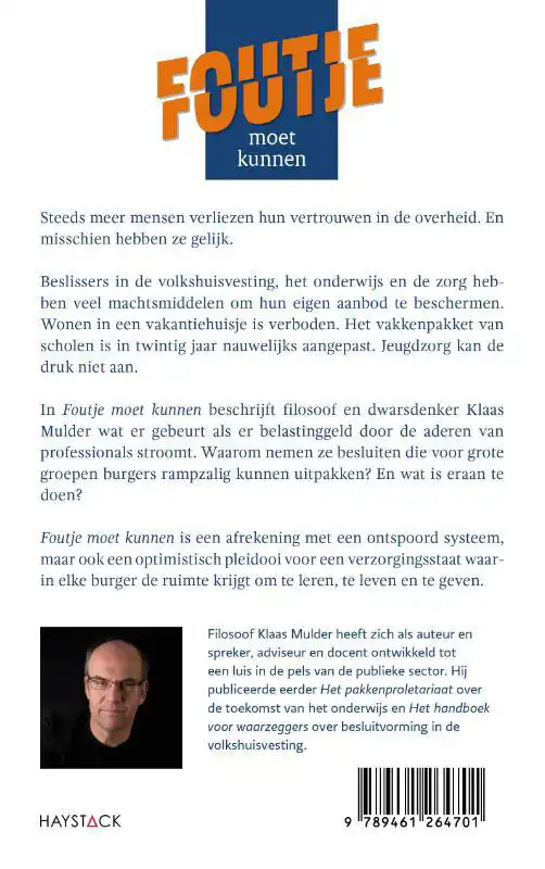 FOUTJE MOET KUNNEN