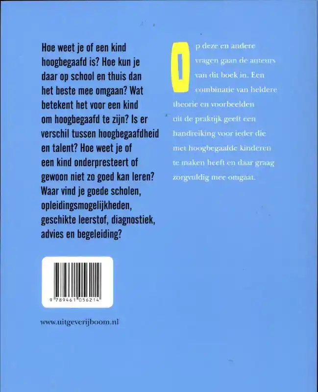 HOOGBEGAAFDHEID BIJ KINDEREN