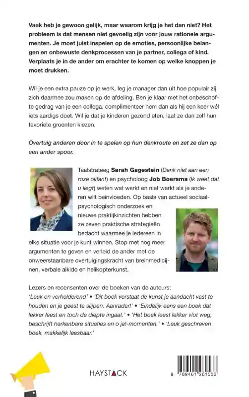 HARDER PRATEN HELPT NIET