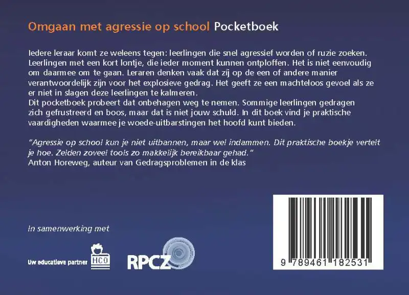 OMGAAN MET AGRESSIE OP SCHOOL