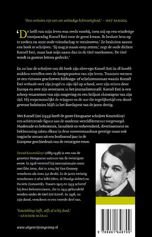 DE BEKENTENISSEN VAN KORNEL ESTI