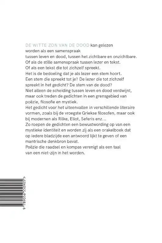 DE WITTE ZON VAN DE DOOD