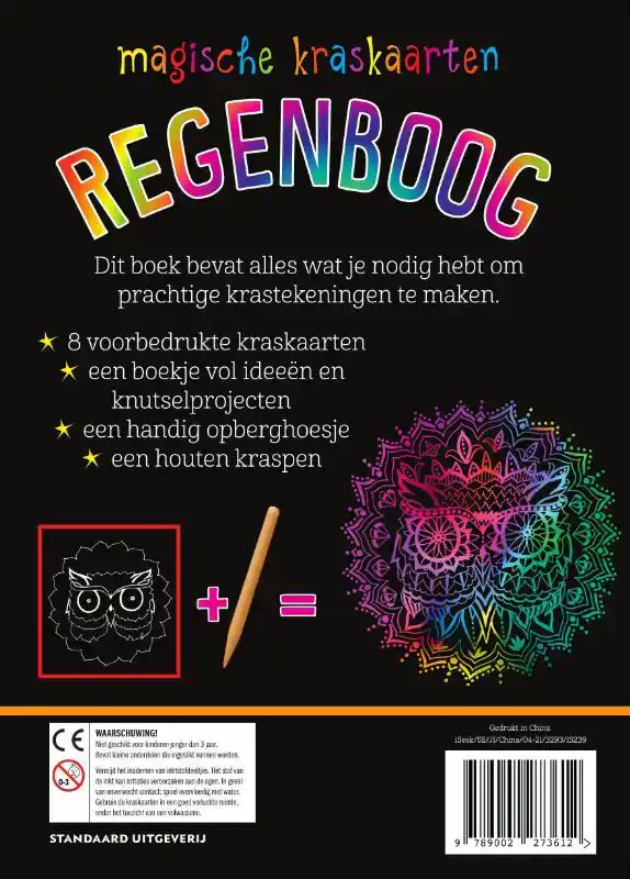 MAGISCHE KRASKAARTEN: REGENBOOG