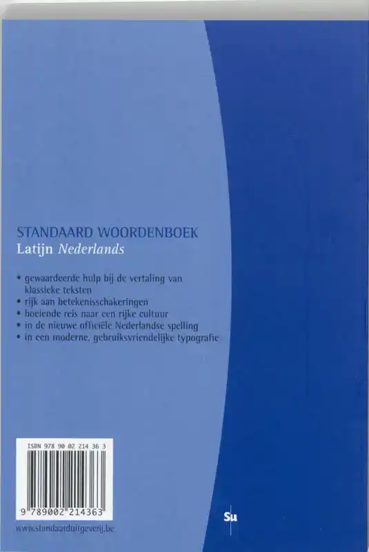 STANDAARD WOORDENBOEK LATIJN-NEDERLANDS