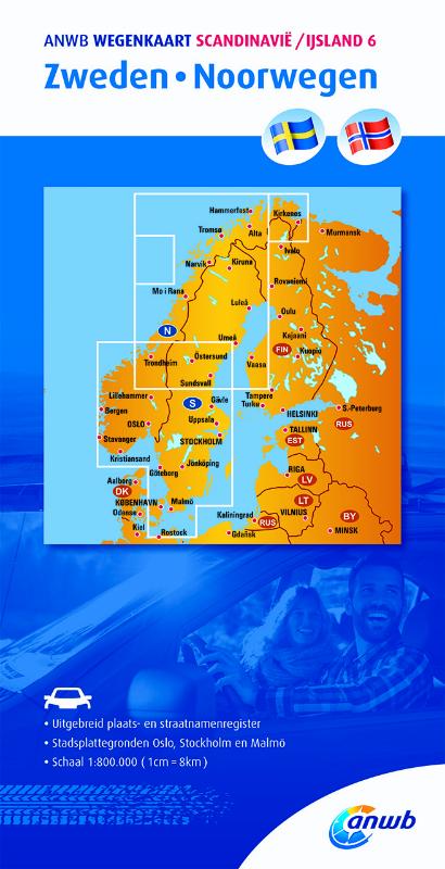 SCANDINAVIE/IJSLAND 6 ZWEDEN/NOORWEGEN