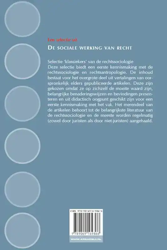 DE SOCIALE WERKING VAN RECHT