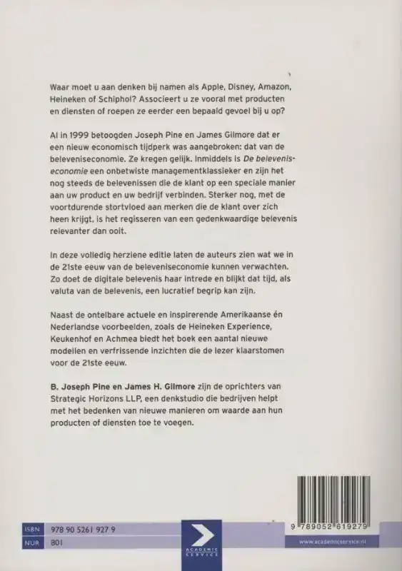 DE BELEVENISECONOMIE