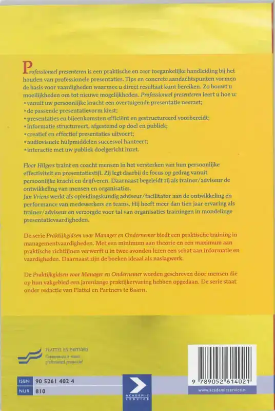 PROFESSIONEEL PRESENTEREN
