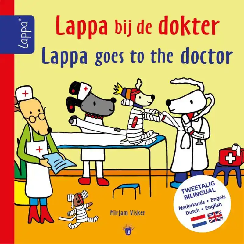 LAPPA BIJ DE DOKTER-LAPPA GOES TO THE DOCTOR (NL-ENGELS)