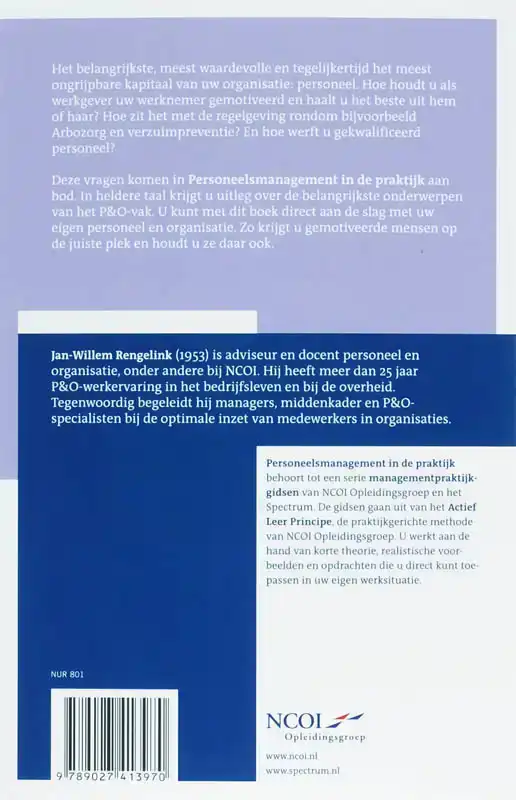 PERSONEELSMANAGEMENT IN DE PRAKTIJK