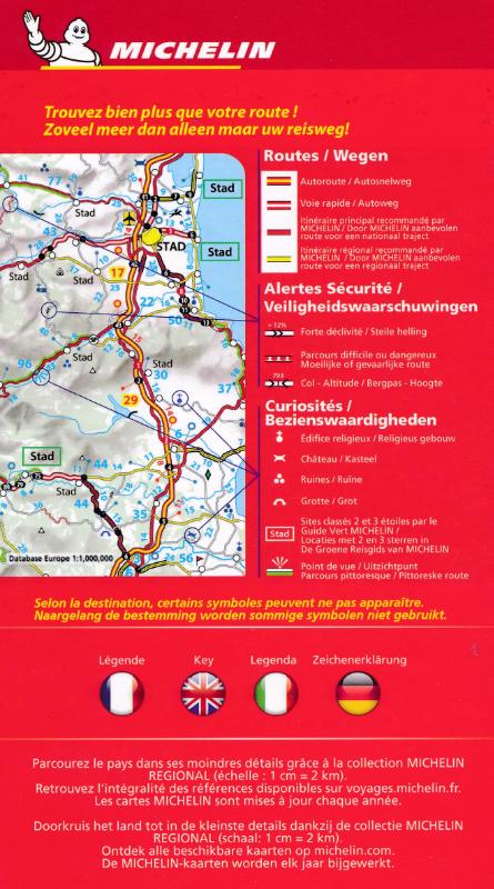 MICHELIN WEGENKAART 712 IERLAND