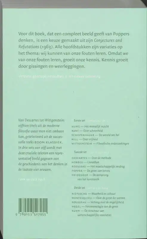DE GROEI VAN KENNIS