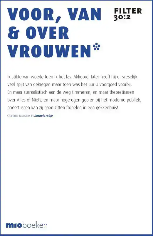 VOOR, VAN & OVER VROUWEN*