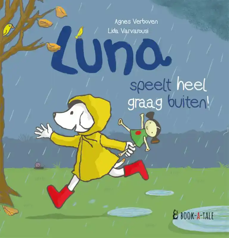 LUNA SPEELT HEEL GRAAG BUITEN!