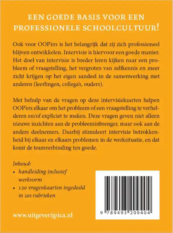 INTERVISIEKAARTEN VOOR OOP