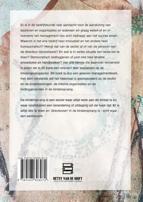 HET MANAGEMENTBOEK VOOR DE KINDEROPVANG