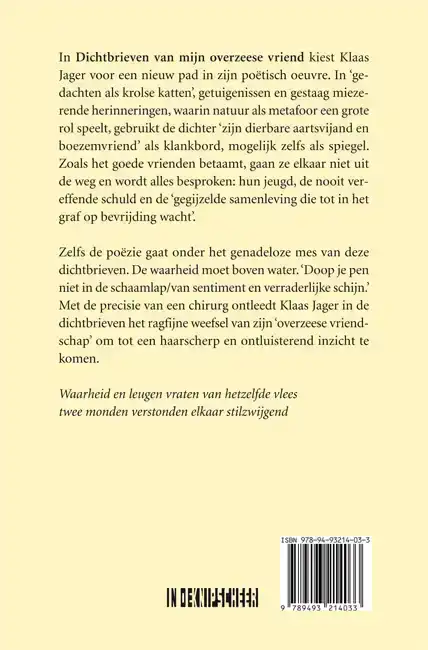 DICHTBRIEVEN VAN EEN OVERZEESE VRIEND