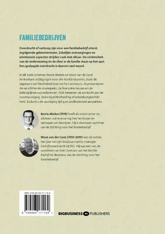 OPVOLGING EN OVERDRACHT BIJ FAMILIEBEDRIJVEN