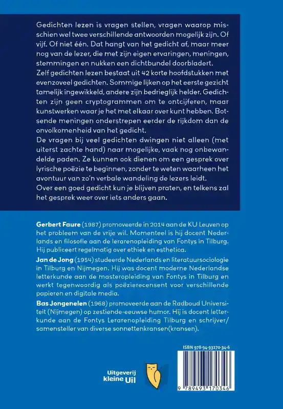 ZELF GEDICHTEN LEZEN