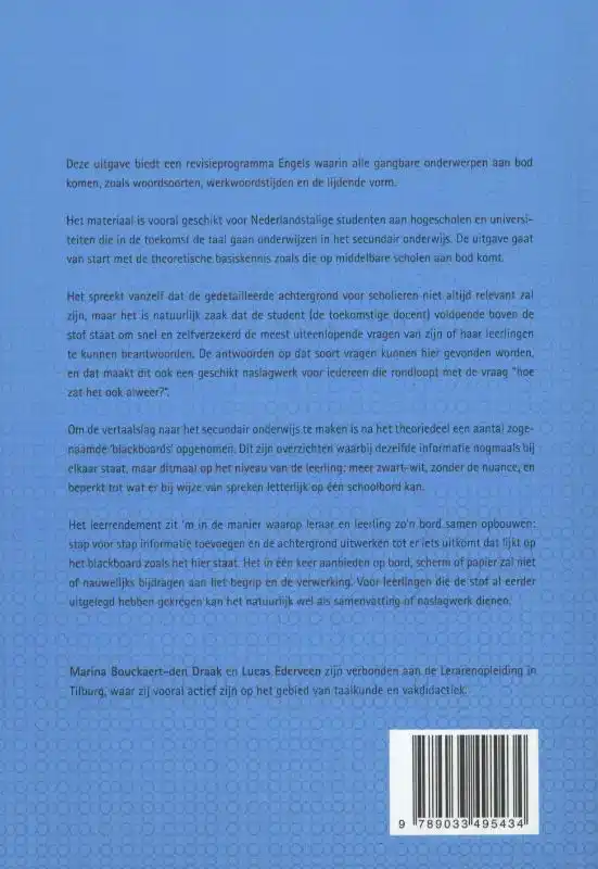 CONTRASTIEVE GRAMMATICA ENGELS