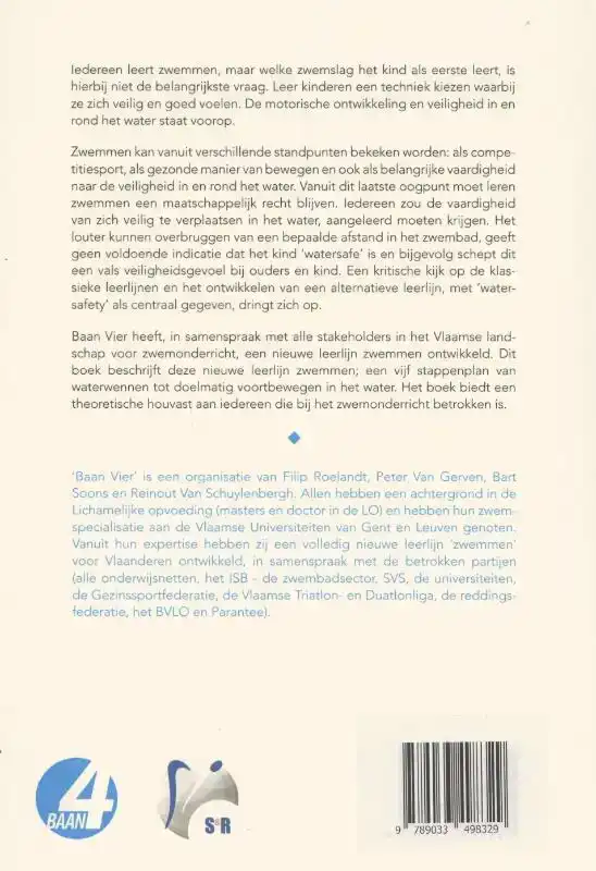 EEN LEERLIJN ZWEMMEN. EEN THEORETISCHE BESCHOUWING