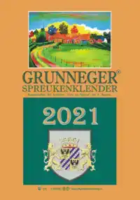 GRUNNEGER SPREUKENKLENDER 2021