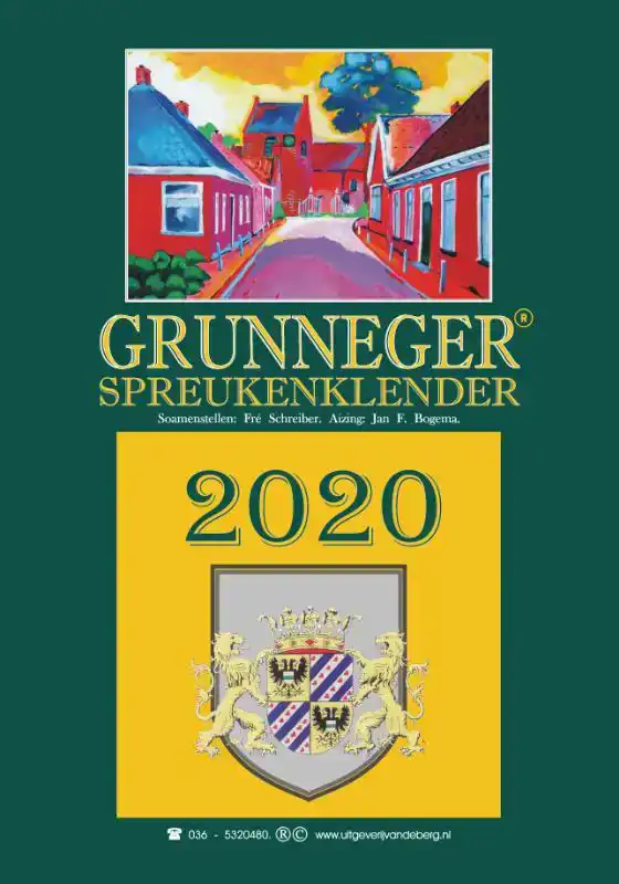 GRUNNEGER SPREUKENKLENDER 2020