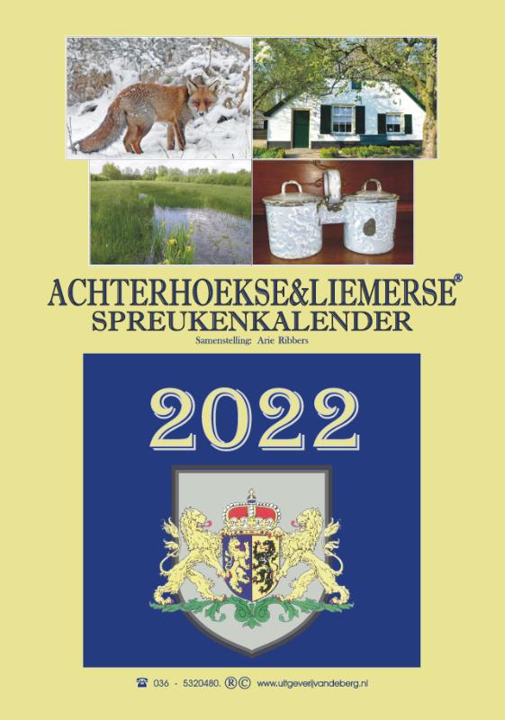 ACHTERHOEKSE & LIEMERSE SPREUKENKALENDER 2022