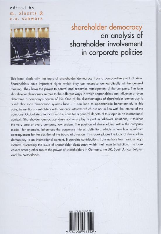 SHAREHOLDER DEMOCRACY