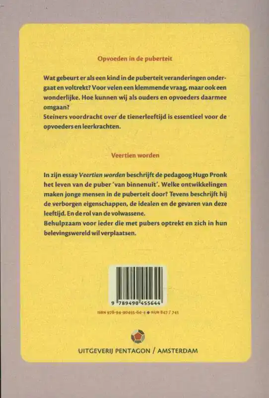 OPVOEDEN IN DE PUBERTEIT