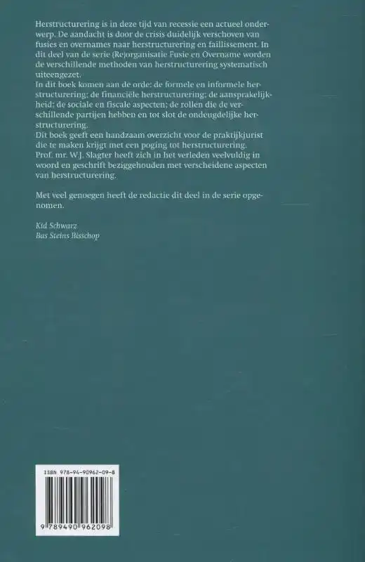 HERSTRUCTURERING EN REORGANISATIE