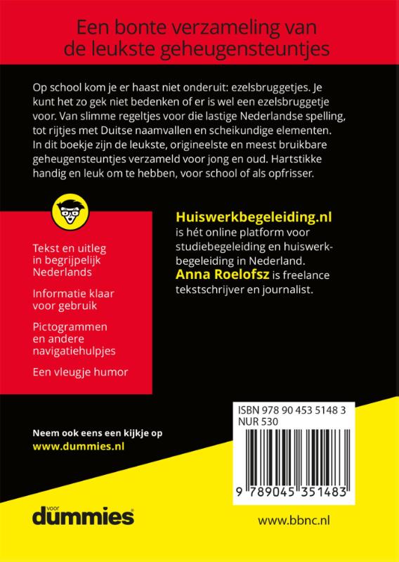 DE KLEINE EZELSBRUGGETJES VOOR DUMMIES