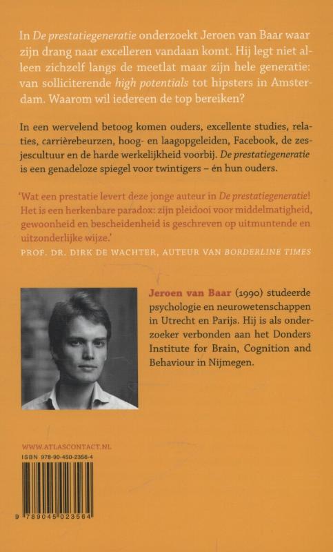 DE PRESTATIEGENERATIE