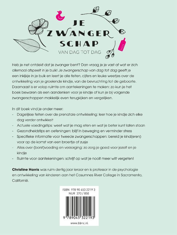 JE ZWANGERSCHAP VAN DAG TOT DAG