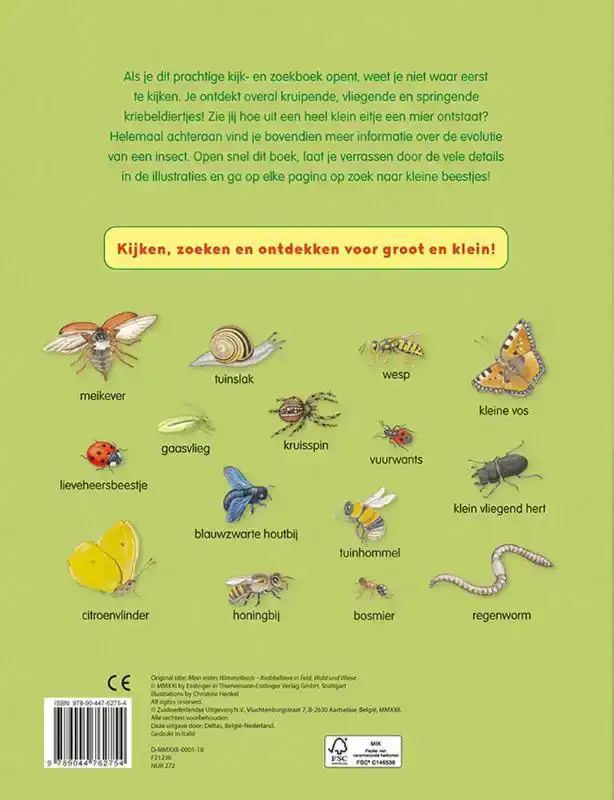 KIJK- EN ZOEKBOEK - KRIEBELDIERTJES